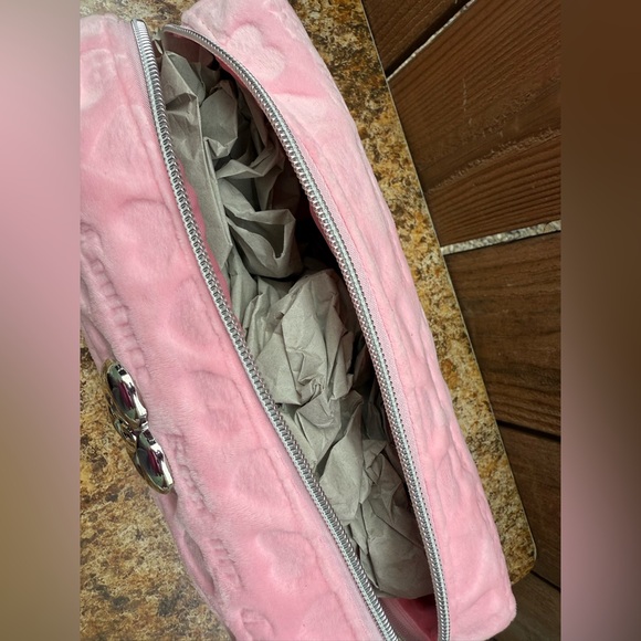 Juicy Couture Kiss My Couture Velour Cosmetic Bag - Picture 6 of 9